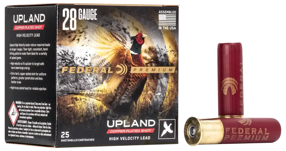 Federal Premium Wing-Shok 28 Gauge High Velocity Shotgun Shells - 25/Box