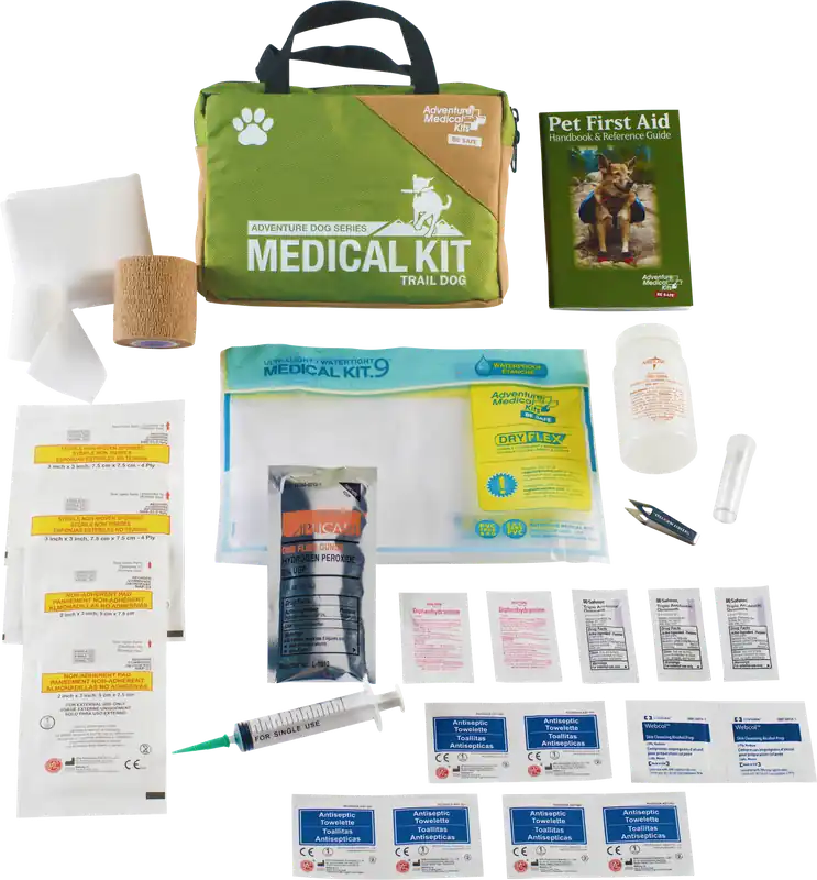 Adventure Medical Kits Trail Dog First Aid Kit for Injuries - Green