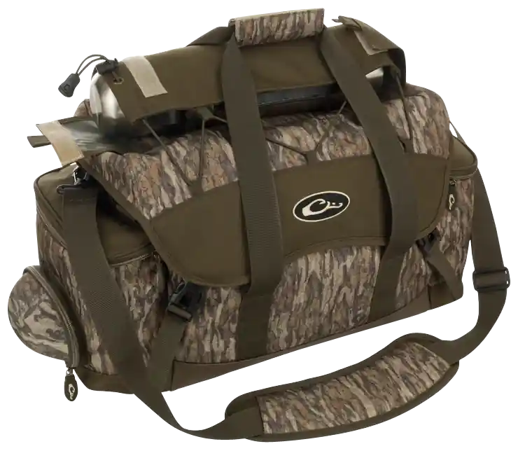 Drake Waterfowl Large Blind Bag with 18 Pockets, Sunglass Pocket, and Thermos Sleeve