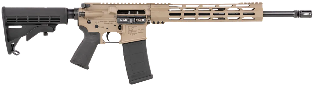 Diamondback DB15 5.56 NATO Rifle, 16" Barrel, 30+1 Capacity, FDE/Black, Magpul MOE Grip, Right Handed