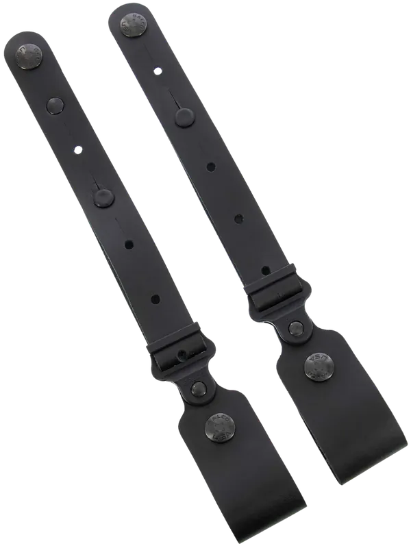 Galco MC2TDB Shoulder System Tie Down Set 2.0 - Black Leather, Ambidextrous