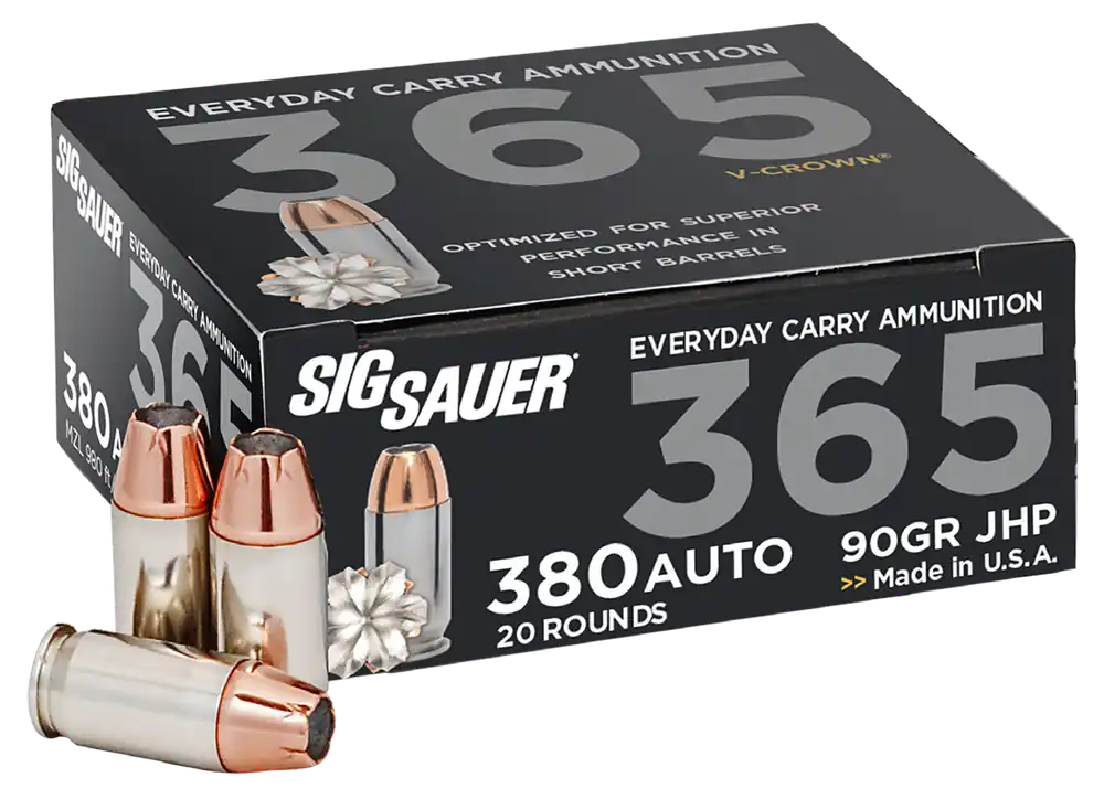 Sig Sauer Elite Performance 365 380ACP 90gr V-Crown JHP 20/Box