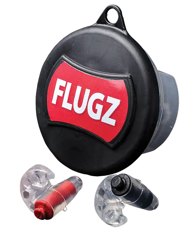 Otis FGFL1C Flugz Red Earplugs 21 dB In-Ear for Adults - 1 Pair