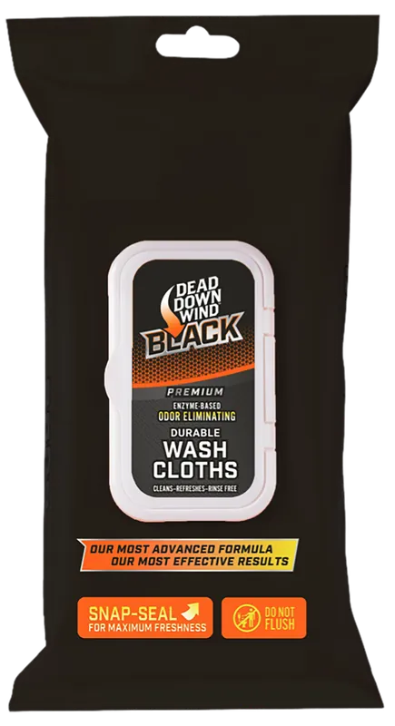 Dead Down Wind Odor Eliminator Wash Cloths, Unscented, 40 Count