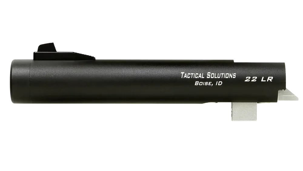 Tactical Solutions TL55TEMBNF 5.50" Trail-Lite Barrel for Browning Buck Mark - Black Matte, Threaded, Fiber Optic Sight