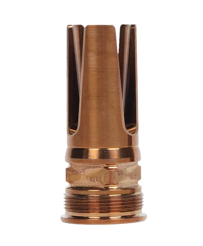 Q LLC ACCFH5/8248.6 Flash Hider - 8.6 Blackout Steel, 5/8"x24 Threads, 2.13" OAL