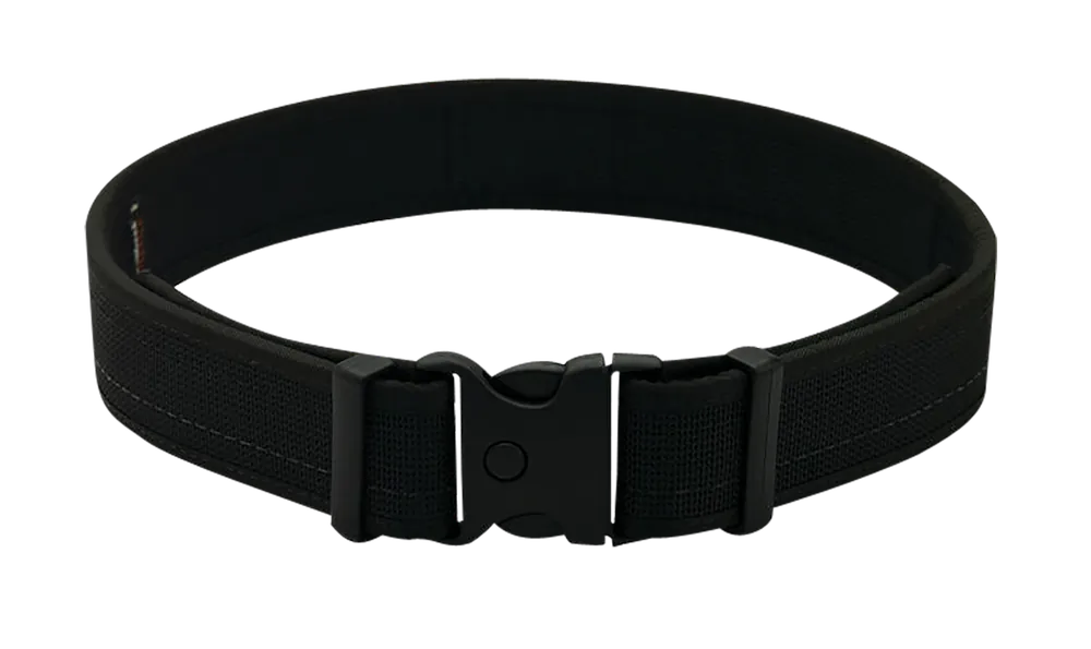Uncle Mike's Leather Gun Belt - Matte Black, 36/40 Size, 1.50" Wide with Buckle Closure