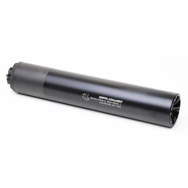 Griffin Armament Revolution 9 9mm Suppressor Black