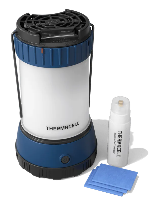 Thermacell MRCLE Scout Lantern - 15 ft Mosquito Repellent, Odorless, 12-Hour Protection, Camp Blue