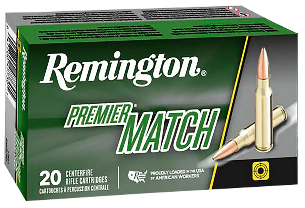 Remington Premier Match .223 Rem 69gr Sierra MatchKing BTHP - 20 Rounds/Box, 10 Boxes/Case