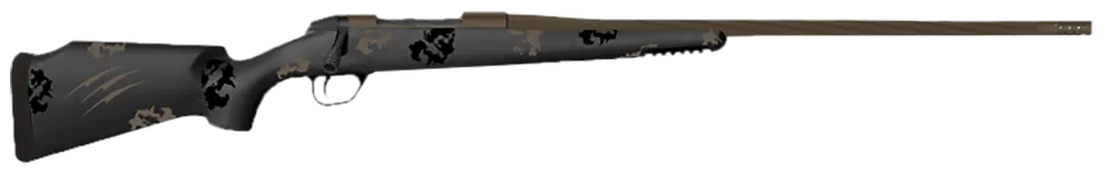 Fierce Firearms Twisted TI Rogue 6.5 PRC Rifle with Trophy Camo Stock