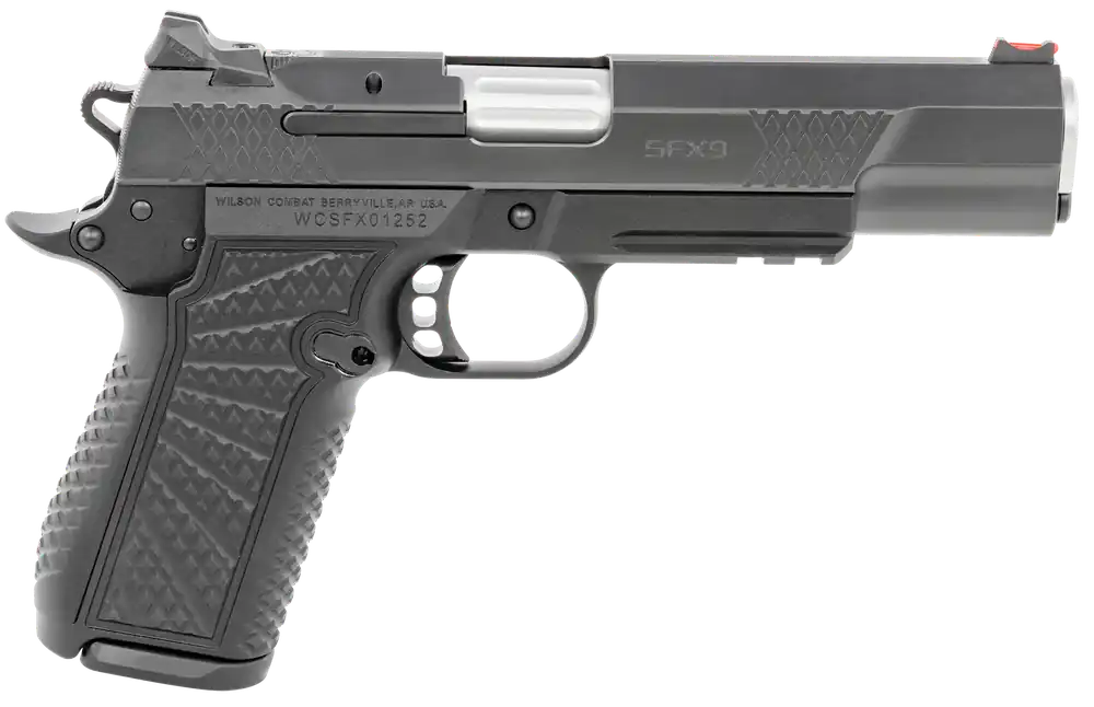 Wilson Combat SFX9FSR5 9mm Luger Pistol with 5" Barrel and Black DLC Finish