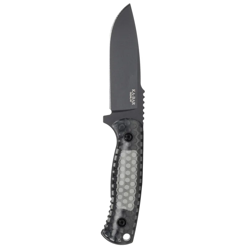 Ka-Bar Cool Name 4.25" Drop Point Fixed Blade Knife Black