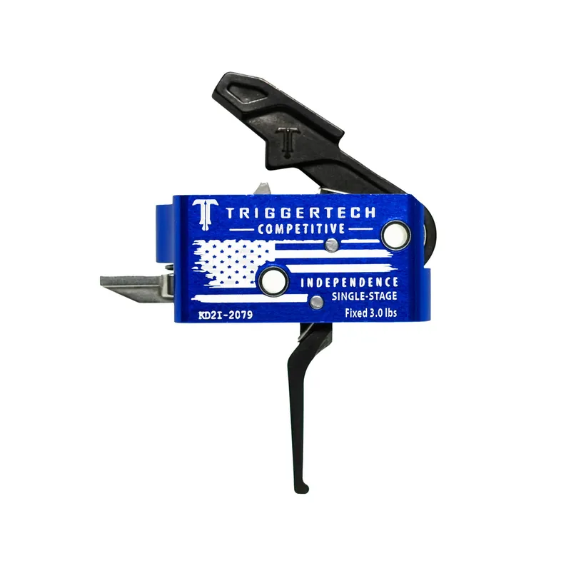 TriggerTech AR-15 Competitive Flat Trigger Black/Blue