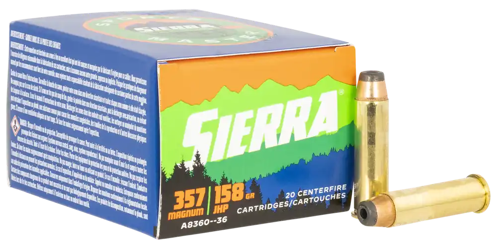 Sierra .357 Mag 158gr JHP Sport Master 20rd