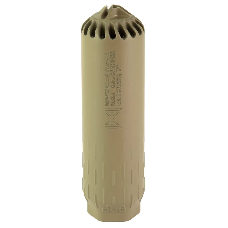 HUX FLOW 6K 6MM Suppressor in Flat Dark Earth (FDE) Finish