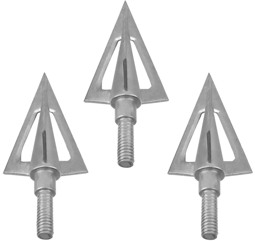 Allen Ion Fixed Blade Broadhead 3-Pack - Gray 14615