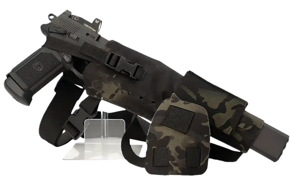 Cole-Tac VWX110 Varmint Wrangler XL Chest Pistol Holder LH