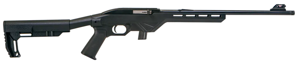 Citadel CIT22LRB Trakr .22 LR Rifle with 18" Threaded Barrel and Black Synthetic Stock