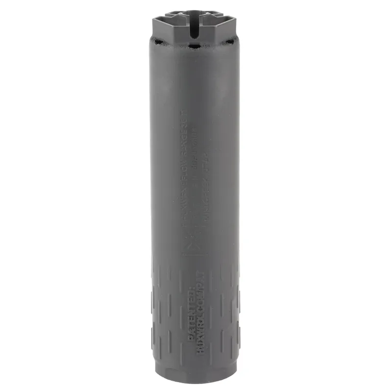 HUX Flow Range 36 Caliber Suppressor Titanium Black