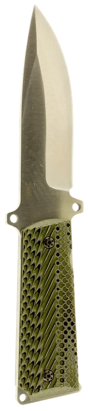 Magnum Research 9" Clip Point Fixed Blade Knife with G10 Gray/Green Handle