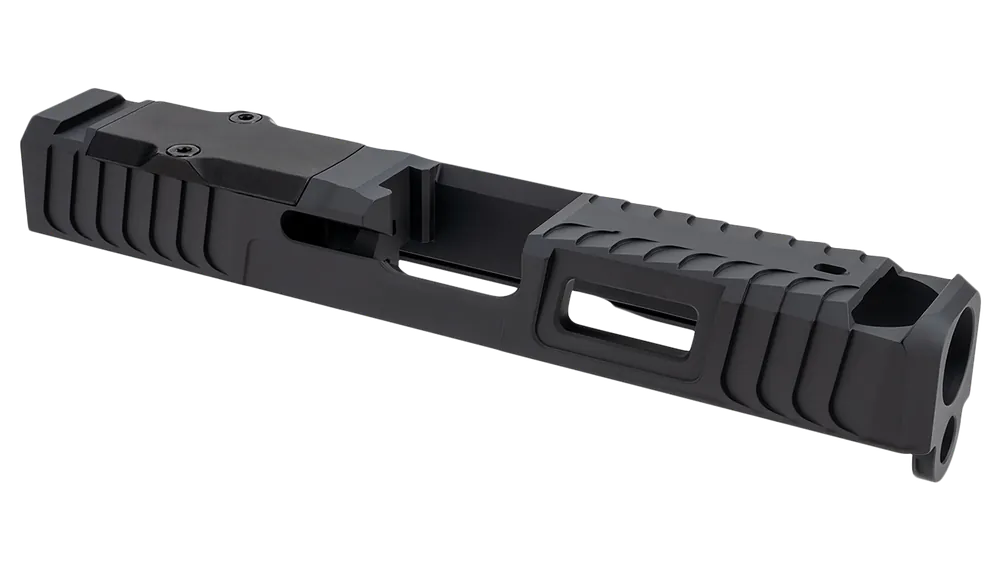 Custom Black Stainless Steel Slide for Glock 43/43x by Zaffiri Precision