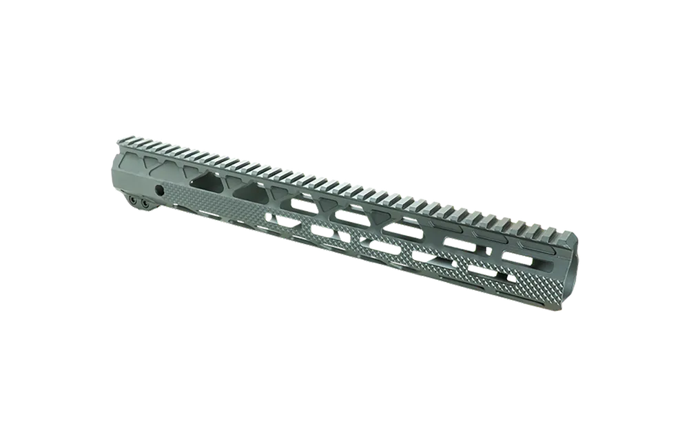 Timber Creek Outdoors 15" M-LOK AR-15 Handguard - Greyman Aluminum G15HGD
