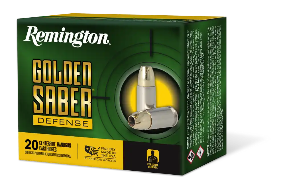 Remington Golden Saber Defense .45 ACP 230gr JHP Ammo - 20 Rounds