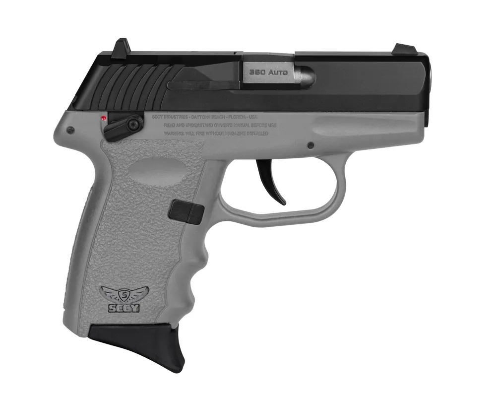 SCCY CPX-4CBSG 380 ACP Pistol with Sniper Gray Finish and Black Nitride Slide