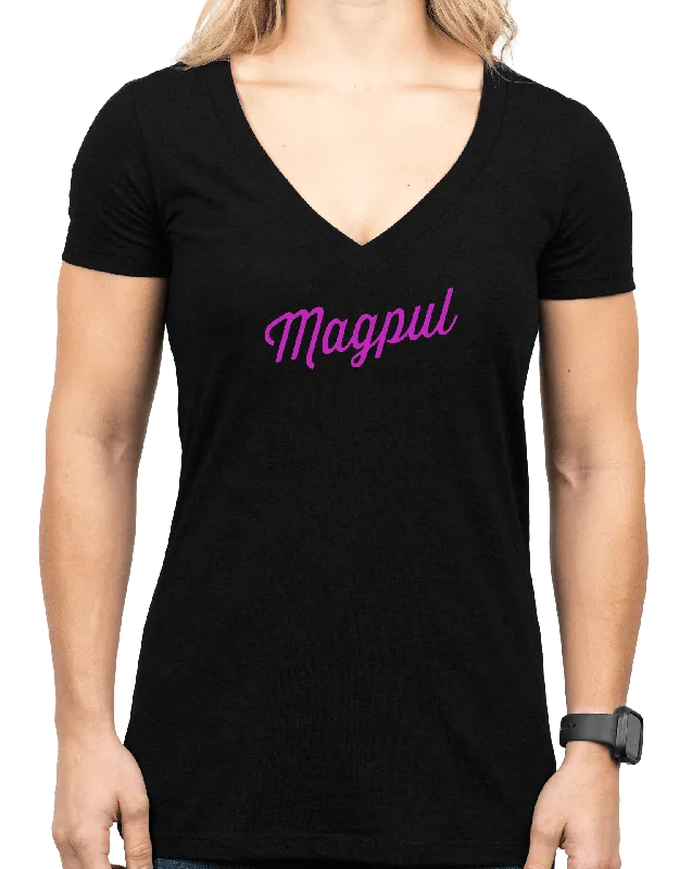 Magpul Women's Rover Script Black T-Shirt 3XL