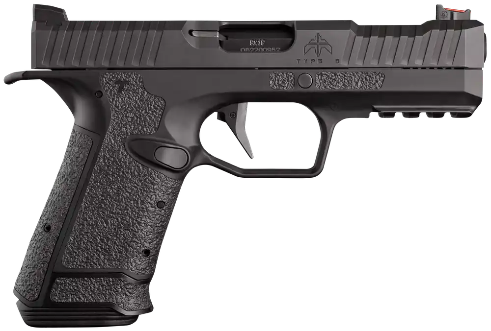 Archon Type B Gen 2 Compact 9mm Pistol, Optic Ready, Black Steel, 15+1 Capacity