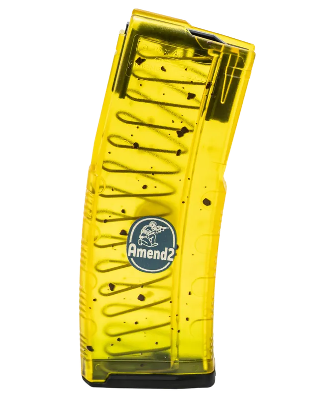 Amend2 MOD-C Banana 30-Round 5.56 NATO AR-15 Magazine - Yellow/Green Polymer