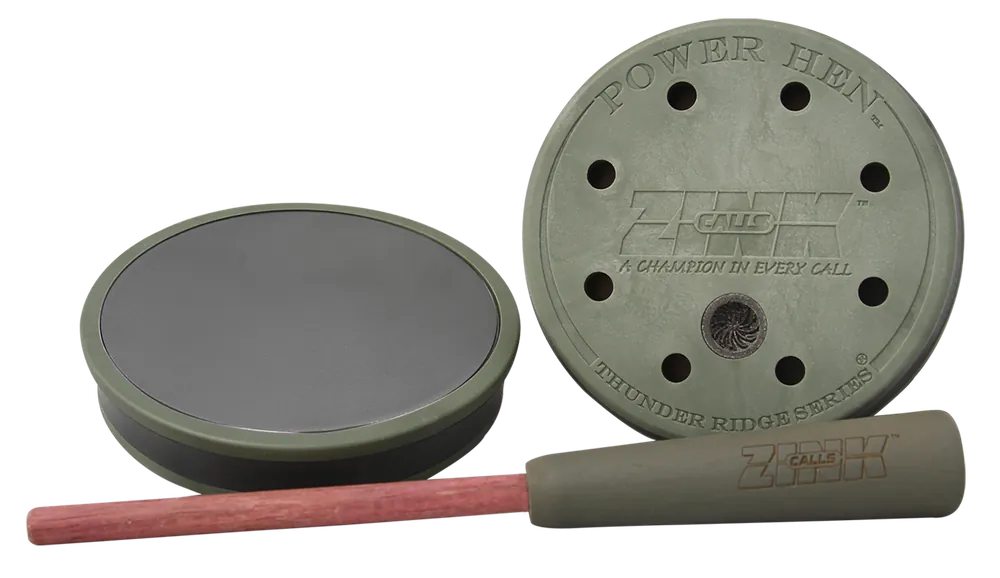 ZINK ZNKZNK303 Thunder Ridge Friction Call - Green/Purple Wood/Slate Turkey Sounds