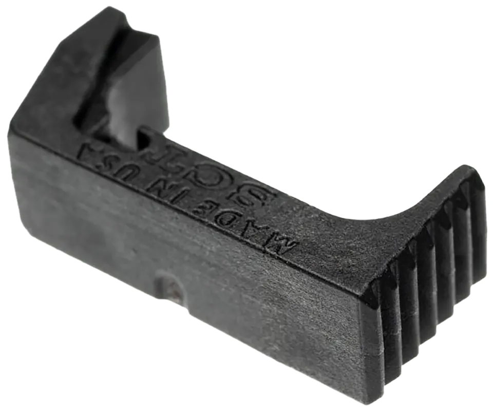 SCT Manufacturing Sub-Compact Mag Catch for Glock 43X Mags - Black Plastic