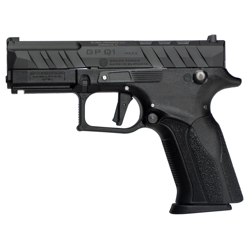 Grand Power Q1 9mm 3.66" 15rd Striker-Fired Black