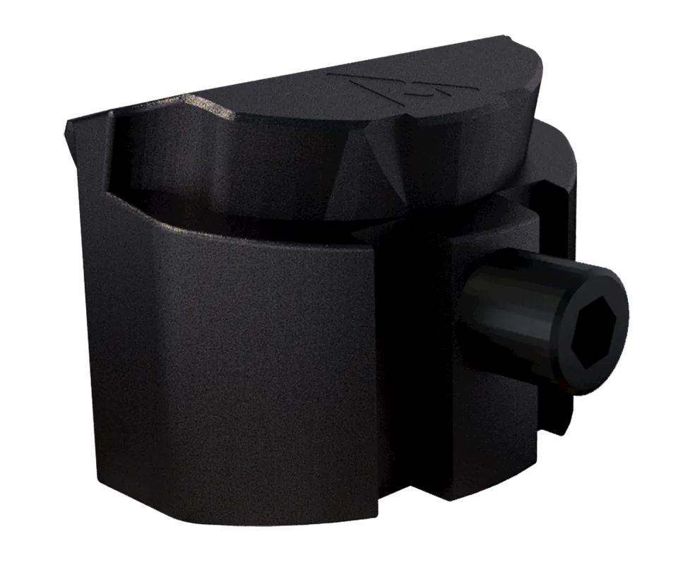 Rival Arms RA75G111A Black Anodized Aluminum Grip Plug for Glock Gen4 (Excluding 36/42/43)