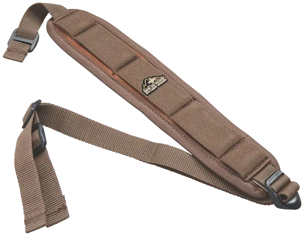 Butler Creek Comfort Stretch Adjustable Neoprene Rifle Sling - Brown
