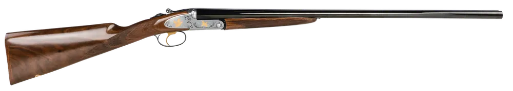 F.A.I.R. FRISPRDL2028 20 Gauge Shotgun with Engraved Silver Finish and Walnut Stock