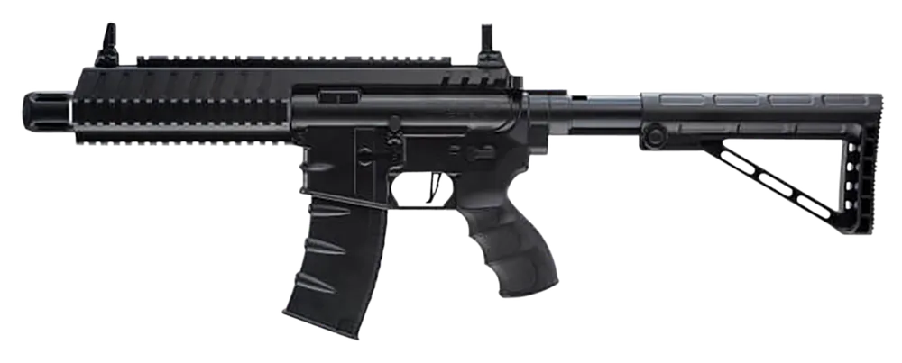 RWS/Umarex Steel Strike CO2 Air Rifle: 177 BB, Burst Mode, 30rd Magazine, Adjustable Stock