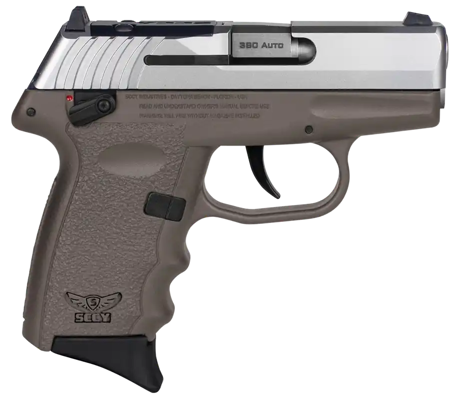 SCCY CPX-4 RD 380 ACP Pistol with FDE Finish and Stainless Slide