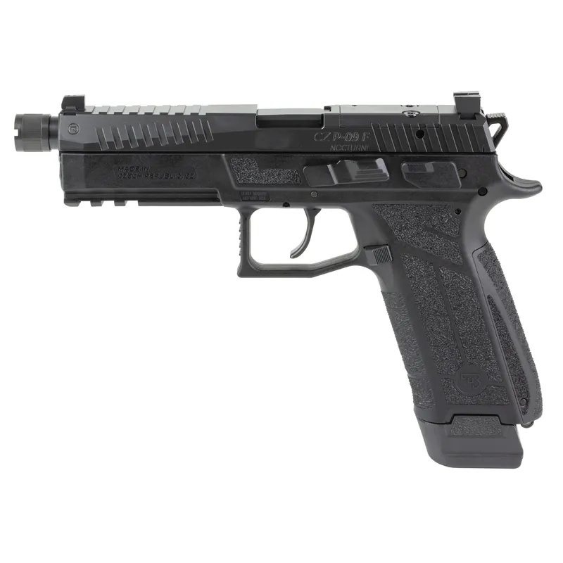 CZ P-09F Nocturne 9mm 21rd TB w/ Viridian RFX11