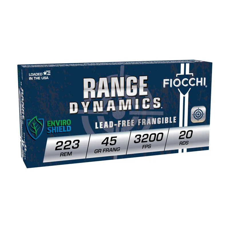 Fiocchi Range Dynamics .223 Rem 45gr Frangible 20rd