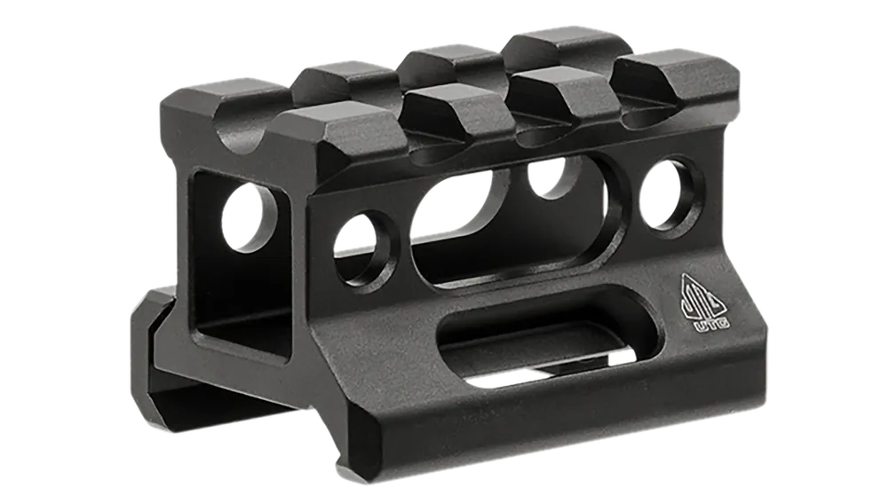 Leapers MTRSX8S Matte Black Aluminum Picatinny Riser Mount