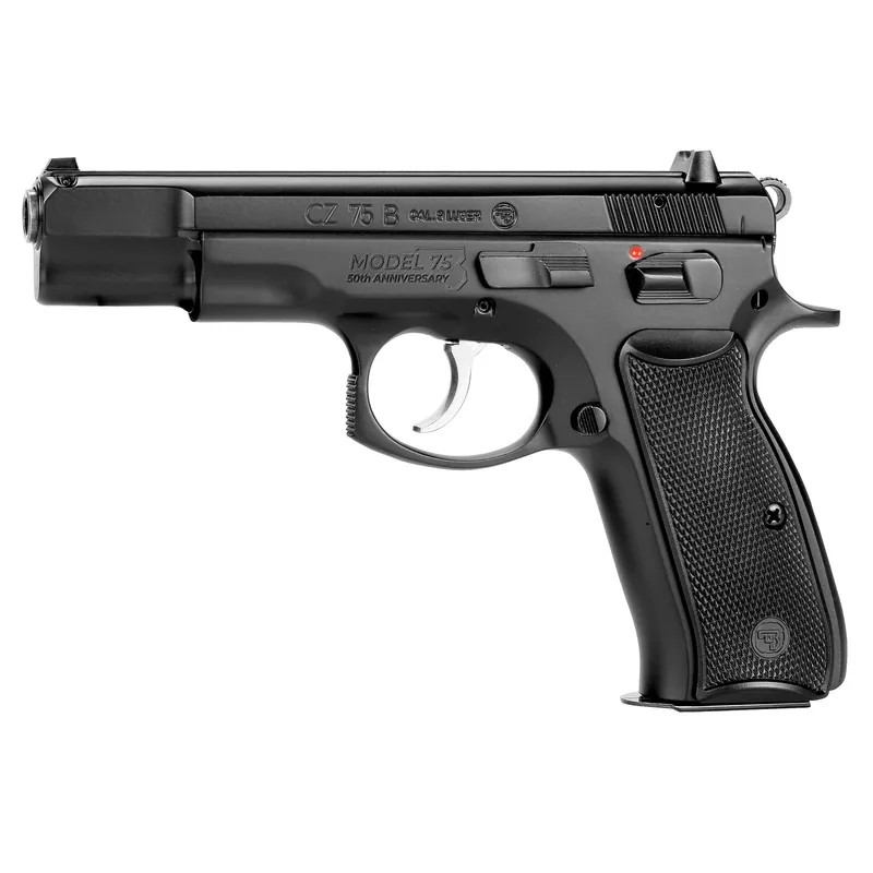 CZ 75B 50th Anniversary 9mm 16rd MS Black