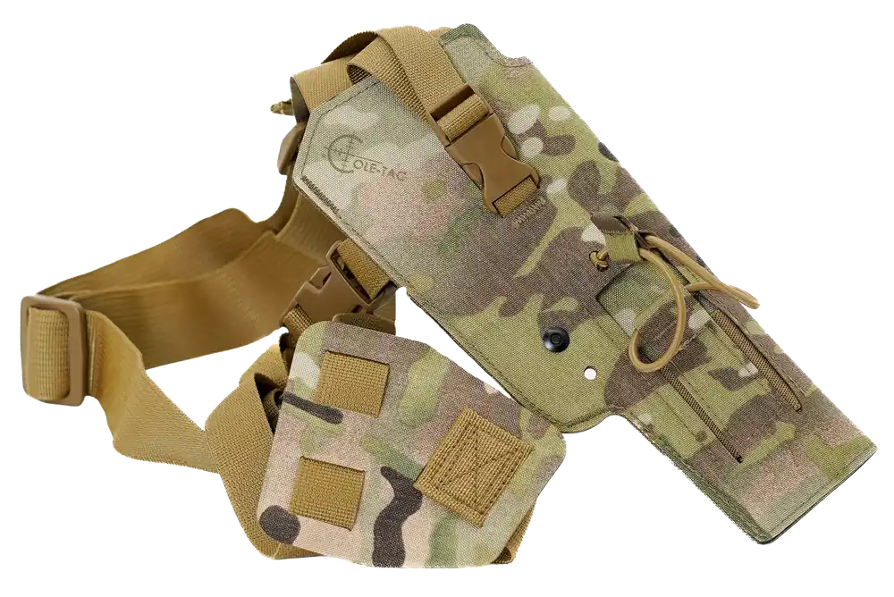 Cole-tac VW213 Varmint Wrangler Left Hand Multi-Cam Holster