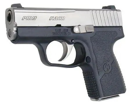 Kahr PM9 9mm Stainless/Polymer 3" 6+1 Night Sights CA Compliant