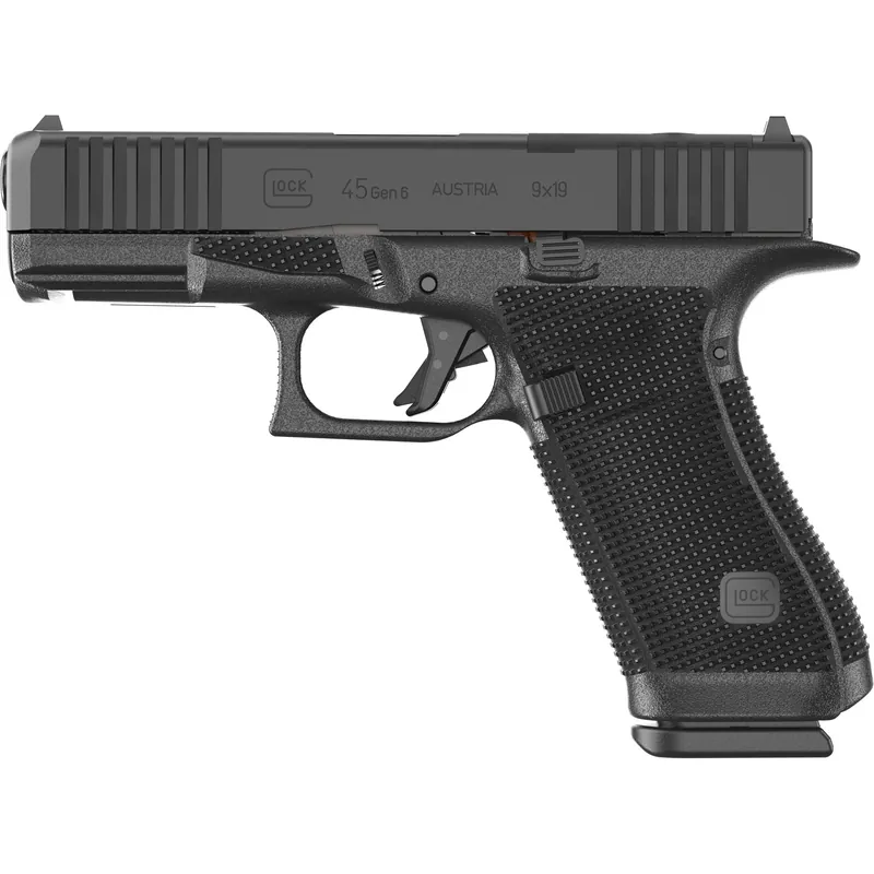 GLOCK 45 Gen 6 9mm 17 Round 4.02" Black Optics Ready