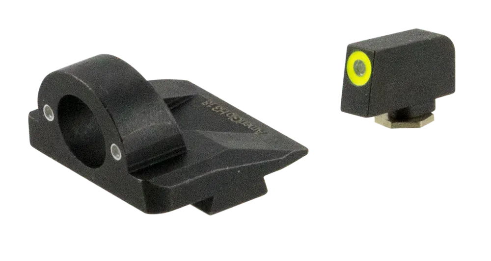 AmeriGlo GL5325 Ghost Ring Sight Set for Glock with Green Tritium Front and Rear Sights