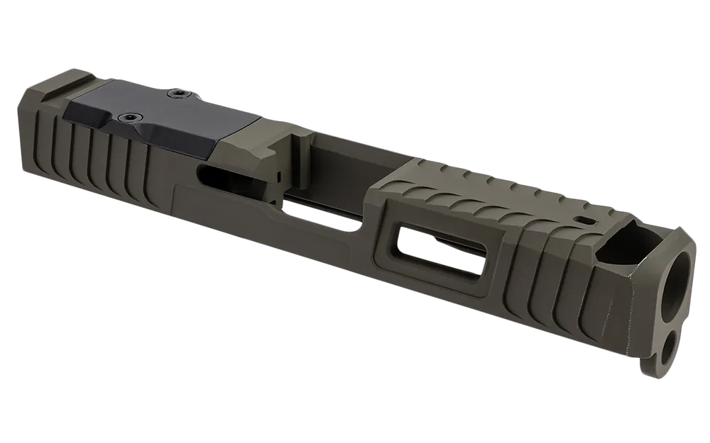 Custom OD Green Slide for Glock 43/43x - Zaffiri Precision ZPS.B.43.OD 17-4 Stainless Steel