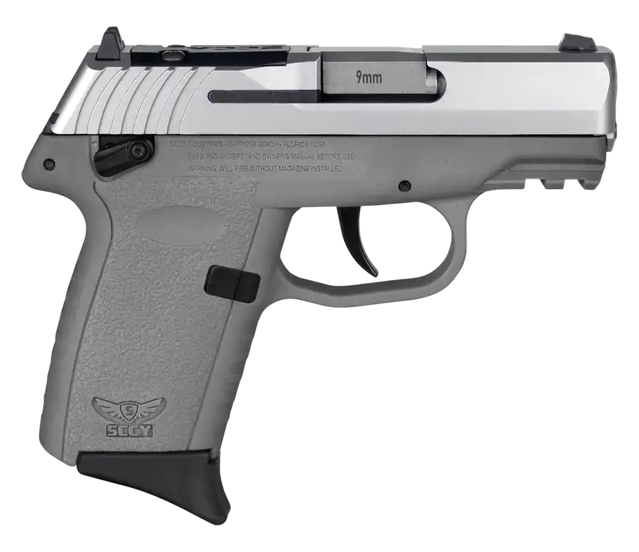 SCCY CPX-1 Gen3 9mm Luger Pistol, Sniper Gray, 10+1 Capacity, 3.10" Barrel, Picatinny Rail